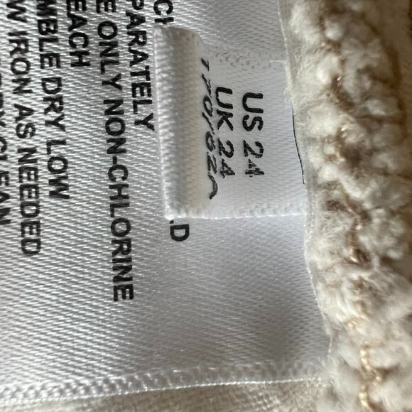 BDG Jeans Womens Size 24 Wide Leg Ivory High Rise Extreme Baggy 5 Pocket Style - Picture 5 of 9